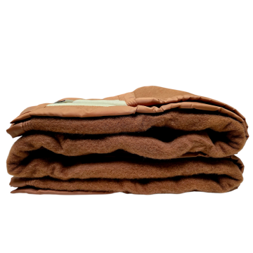 Wollen deken - By Savanne - Winter (700 gram) - Bruin Wollen deken - By Savanne - Winter (700 gram) - Bruin