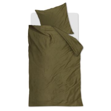 Beddinghouse Bettbezug Olivgrün Bambus/Satin 155x220 cm