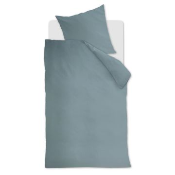 Ambiante Dekbedovertrek Blauw Uni Katoen