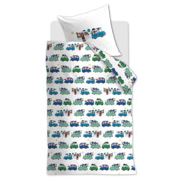 Beddinghouse x Fiep Amsterdam Dekbedovertrek Multi Katoen Peuterdekbedje 100 x 135 cm