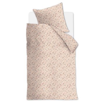Ambiante Bettbezug Zartrosa Baumwolle 135 x 200 cm