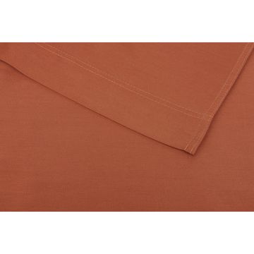 ZoHome Kupfer-Orange-Bettlaken Satinado-Bettlaken aus 100 % Baumwollsatin