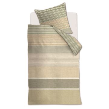 Beddinghouse Bettbezug Streifen Grün Baumwolle