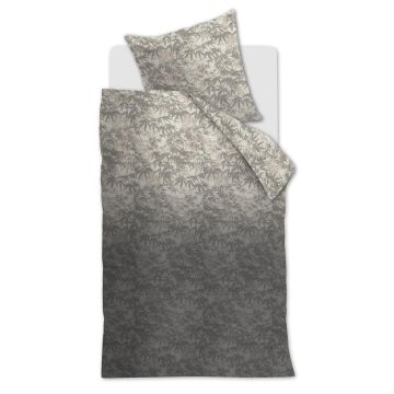 Bettbezug Grau Baumwolle 135 x 200 cm