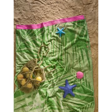 Kaat Amsterdam Badhanddoek Belize Groen 100 x 180 cm
