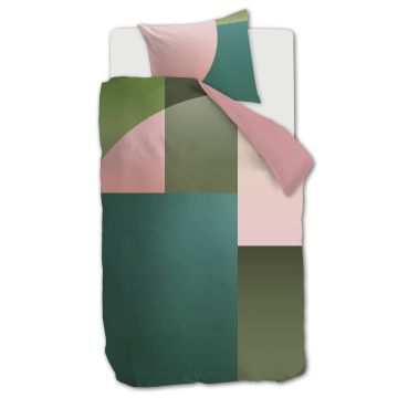 Beddinghouse Dutch Design Bettbezug Abbey Road Grün Abstrakt Tencel