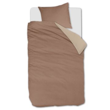 Beddinghouse Dekbedovertrek Warm Roze 1-persoons 140 x 200/220 cm Beddinghouse Dekbedovertrek Warm Roze 1-persoons 140 x 200/220 cm