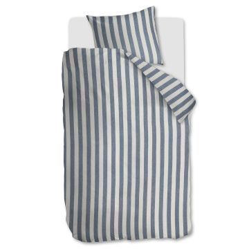 Beddinghouse Dekbedovertrek Jamie Blauw 1-persoons 140 x 200/220 cm Beddinghouse Dekbedovertrek Jamie Blauw 1-persoons 140 x 200/220 cm