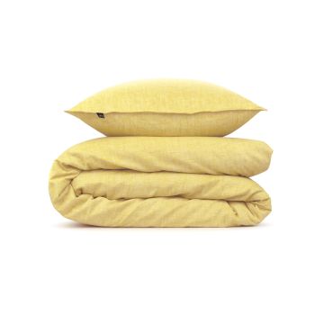 ZoHome Aspen-Yellow Bettbezug Lino 100 % Baumwolle