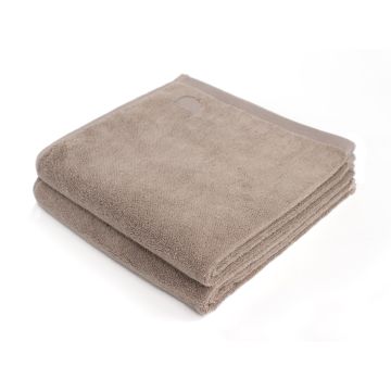 Bentota beige bath towel (set of two) - Four Leaves