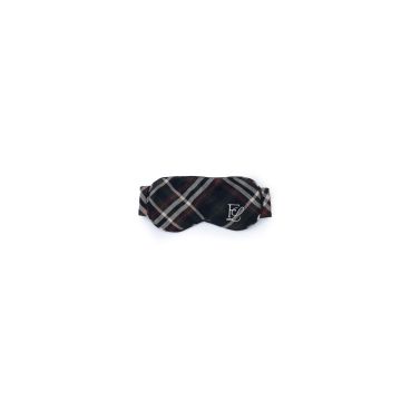 Checked viscose sleep mask - Four Leaves