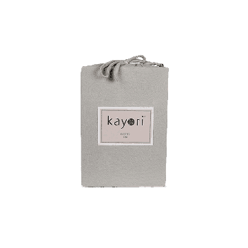 Kayori Kyoto - Topper Spannbettlaken - Premium Jersey - Taupe