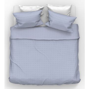 Kayori Shizu Bettbezug aus 100 % Bio-Baumwollsatin Hellblau