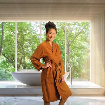 Kayori Izakaya Kimono Tencel - Leder