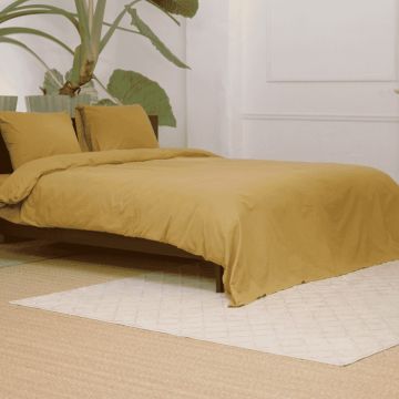 Kayori Nagano Dekbedovertrek Flanel - Okergeel Kayori Nagano Dekbedovertrek Flanel - Okergeel