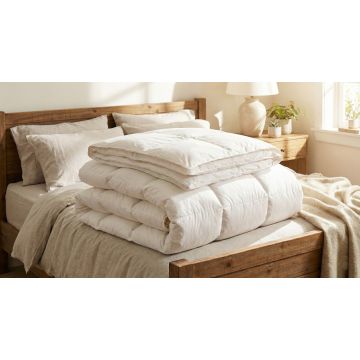 Savanne Spitsbergen 100% Eendendons 4-seizoenen dekbed Savanne Spitsbergen 100% Eendendons 4-seizoenen dekbed