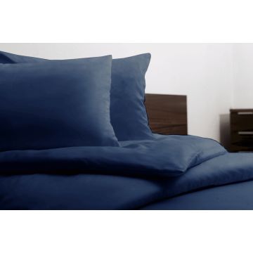 Hefel 100% Tencel Bettbezug + Kissenbezug Blau